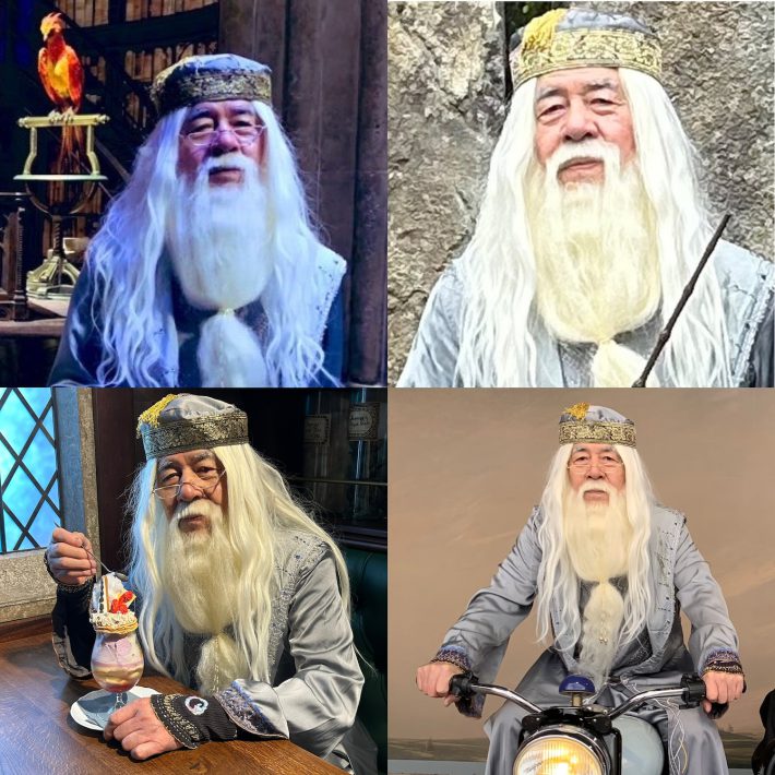 （画像4） 髪とヒゲは自毛ではないらしい