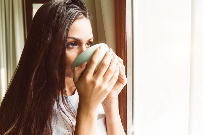 コーヒーと美女