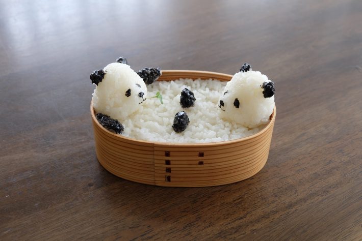 パンダおにぎり（カップ入りバージョン）