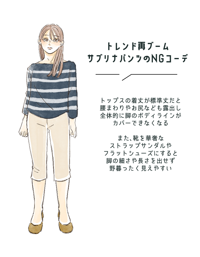 サブリナパンツ