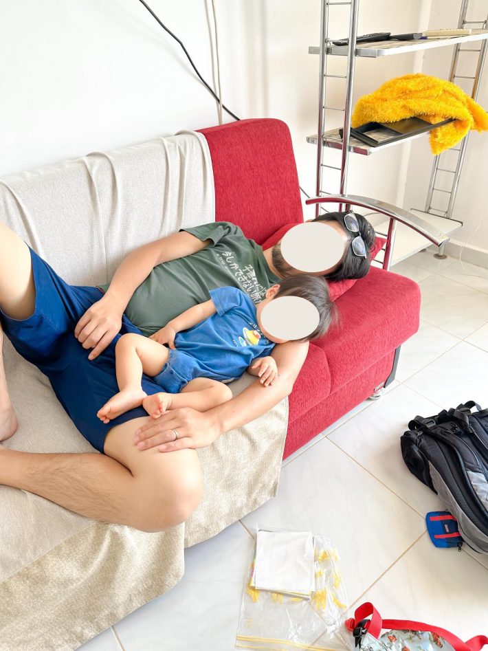 エジプトの宿にて