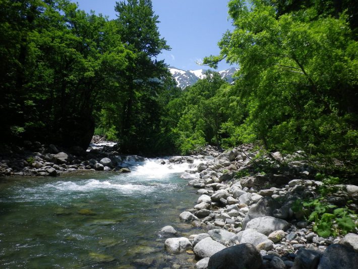 飯豊連峰からの風