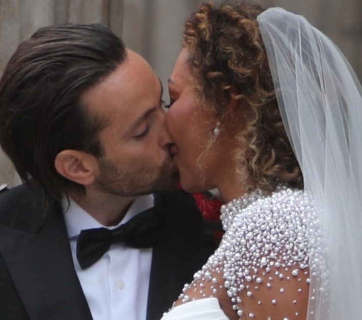 挙式したメル・Bとロリー・マクフィー