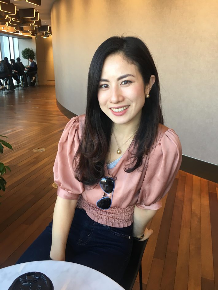 黒髪ストレート時代のYukariさん