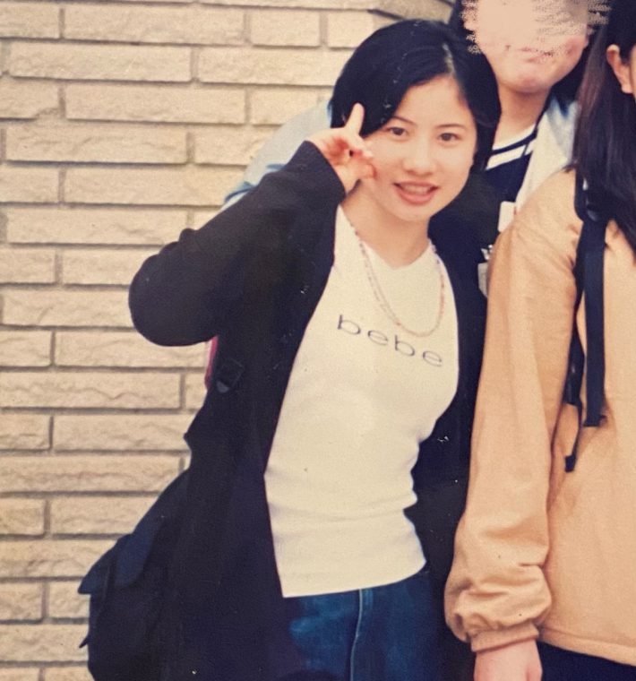 中学生時代のYukariさん