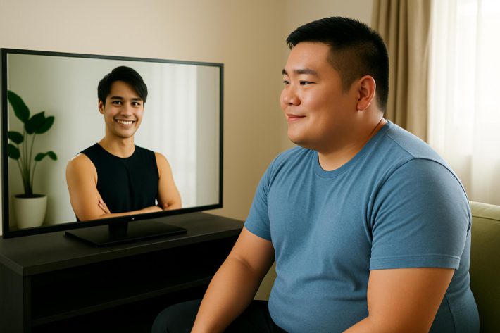 筋トレ教男性②