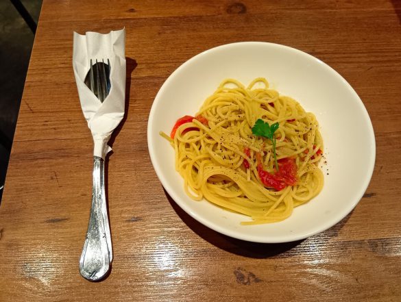 パスタ1 多分アルデンテ、多分ね