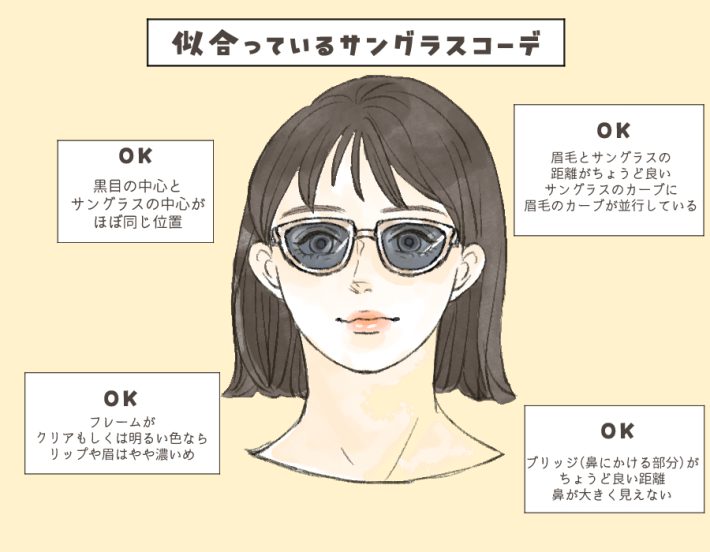 しっくりくる！似合っているサングラスコーデ