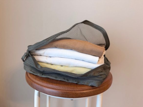 無印良品「ポリエステルたためる仕分けケースダブルタイプ」　収納力は？