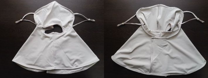 「UVカットフェイスカバー」（ユニクロ）