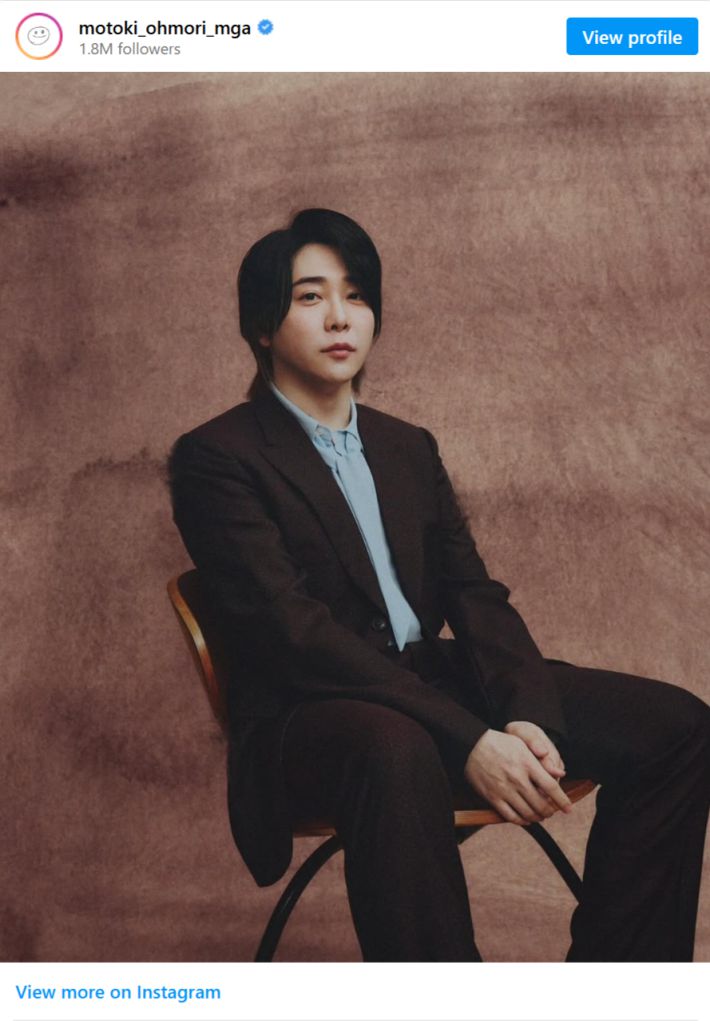 画像：大森元貴Instagramより