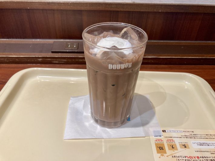 ドトールのアイスココア