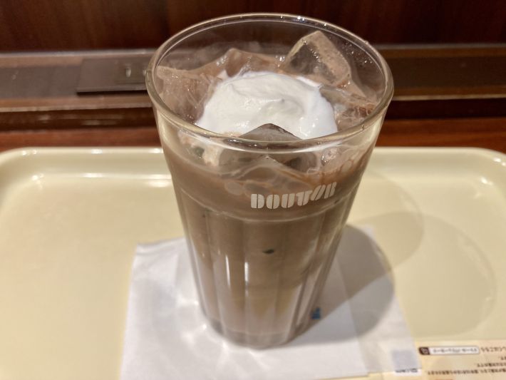 ドトールのアイスココア