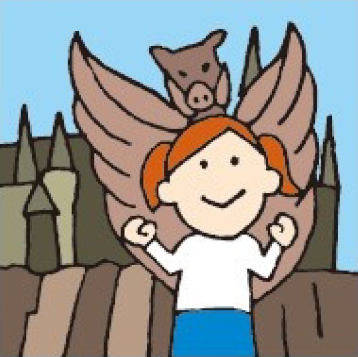 ユニバーサルスタジオジャパン　イラスト　ホグワーツ