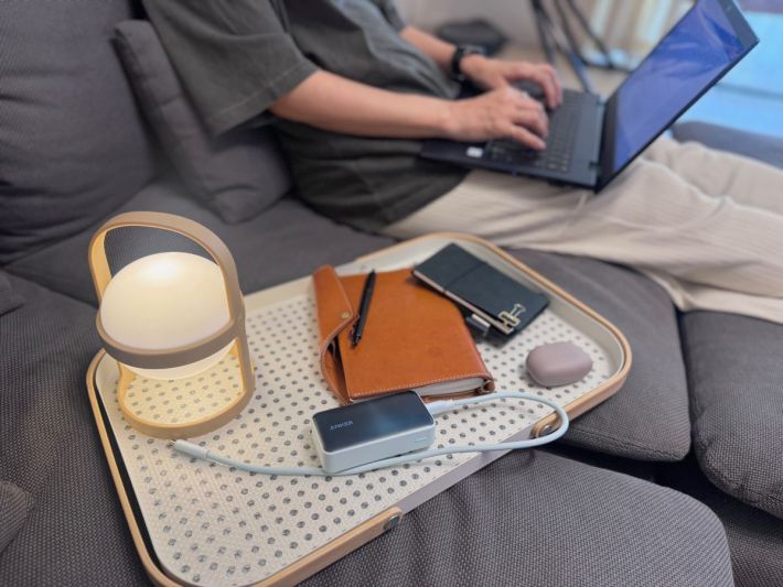 IKEAの持ち手つきトレイ「グローンフィスク」