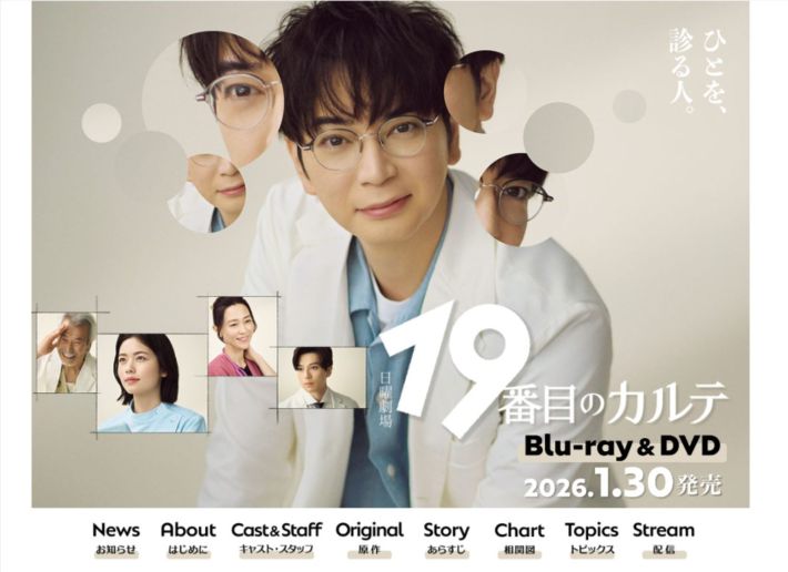 （画像：日曜劇場「19番目のカルテ」TBS公式HPより）