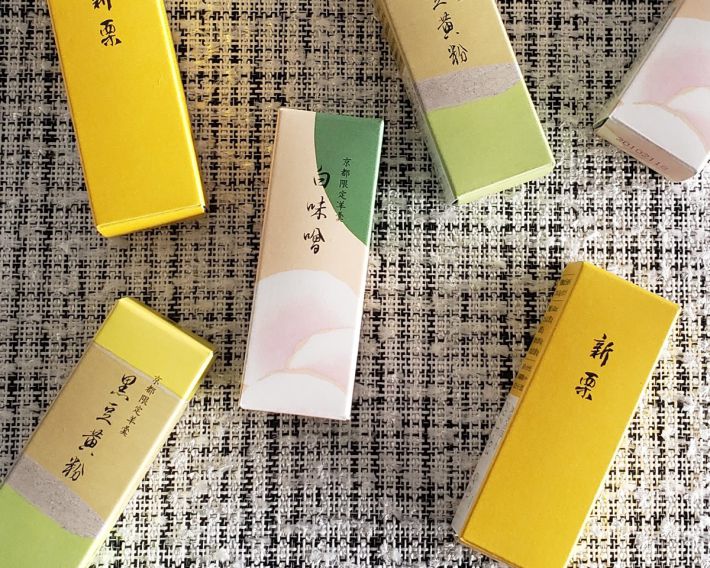 「白味噌」と「黒豆黄粉」と「新栗」