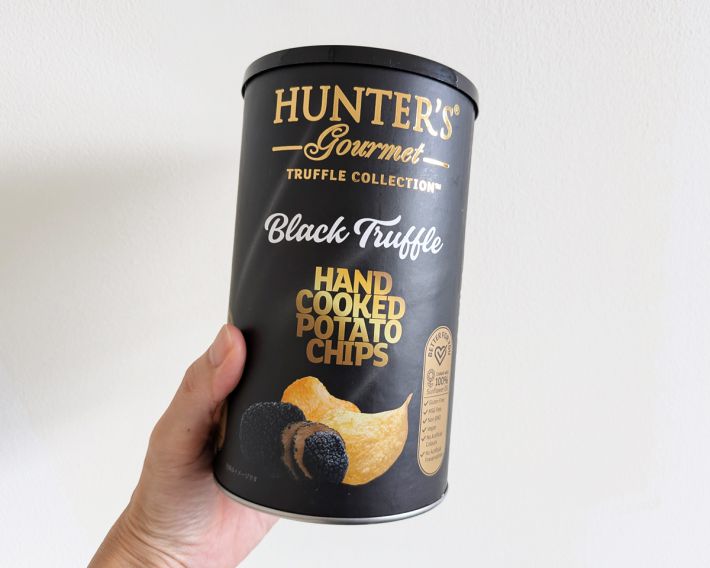 “貴族のポテチ”として大注目された「HUNTER ハンター ポテトチップス黒トリュフ風味 150g」