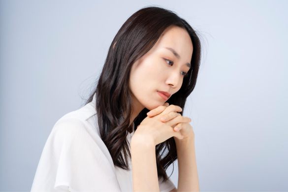 不安になる女性