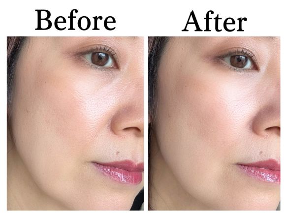 トーンフィルターハイライト使用前後