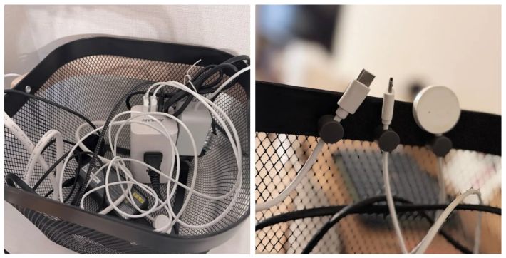 充電ケーブルの整理