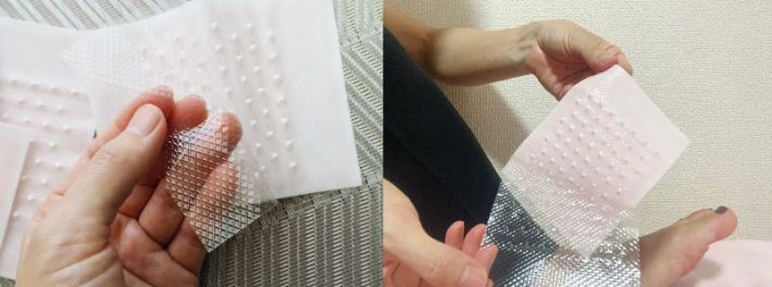 休息時間ツボ刺激ジェルシート