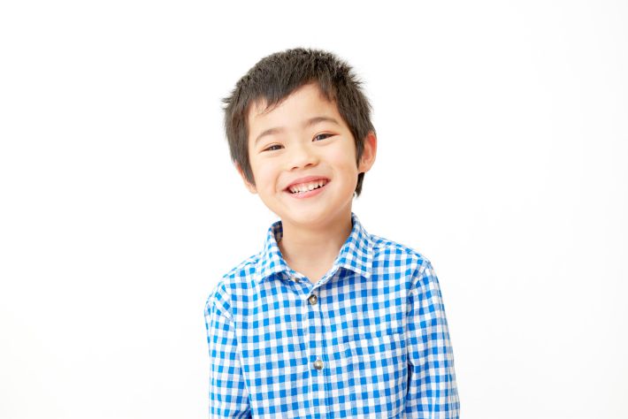 笑顔の男の子