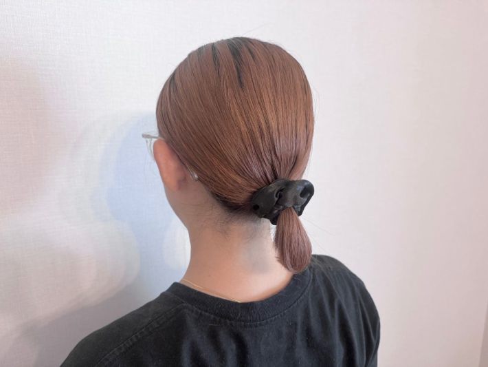 セリア　ポケット付きシュシュ