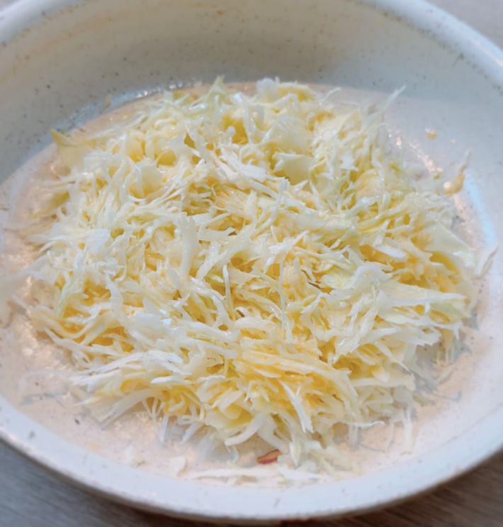 シンプル腸活お好み焼き･作り方①