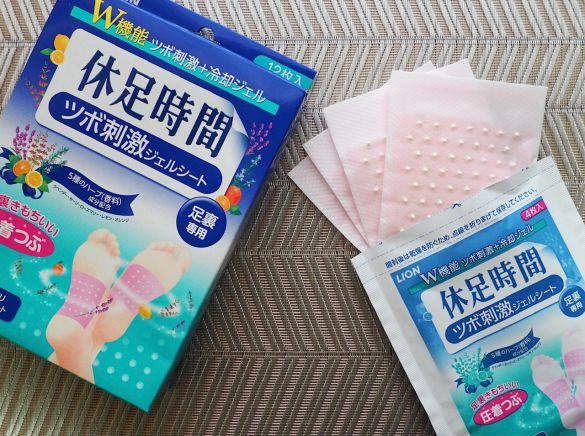 休息時間ツボ刺激ジェルシート