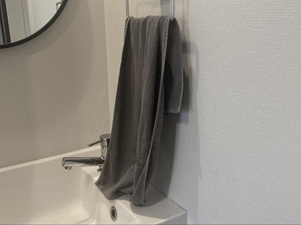 くるくるまわるタオル