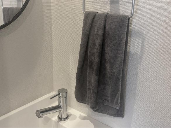 くるくるまわるタオル