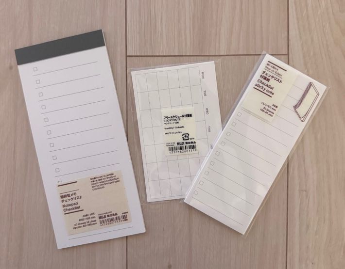 フリースケジュール付箋紙