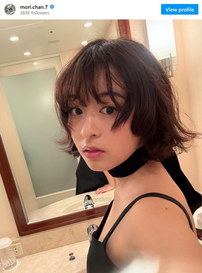 画像：森七菜Instagramより