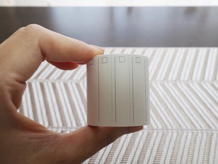 無印良品　ミシン目入りロール付箋紙