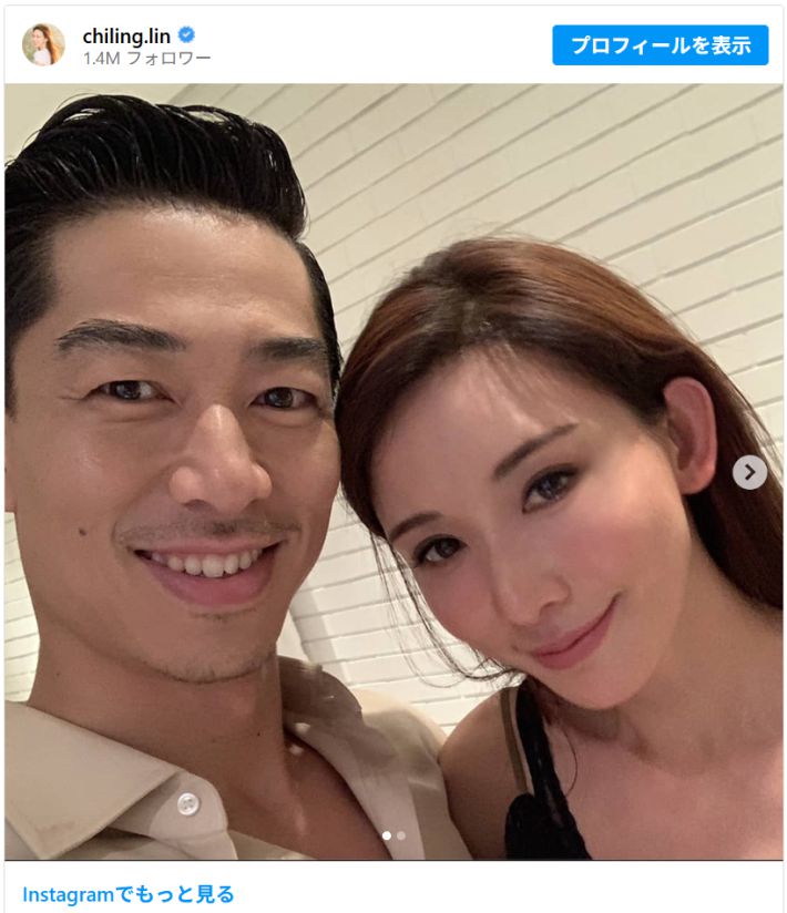 林志玲さんとAKIRAさん