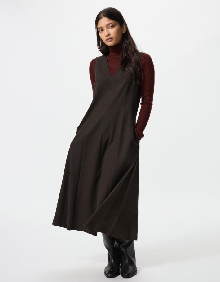 ブラッシュドジャージーワンピース