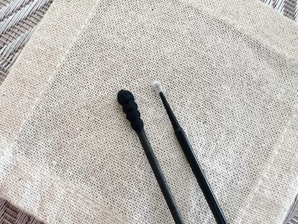 マイクロブラシと綿棒