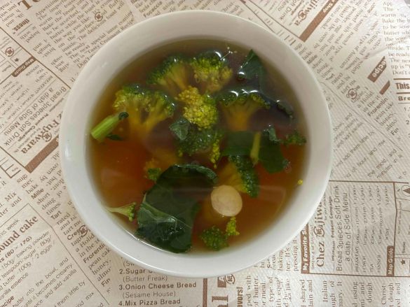 トマトスープのできあがり