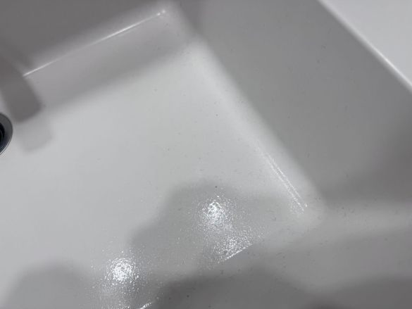 汚れていた洗面ボウル