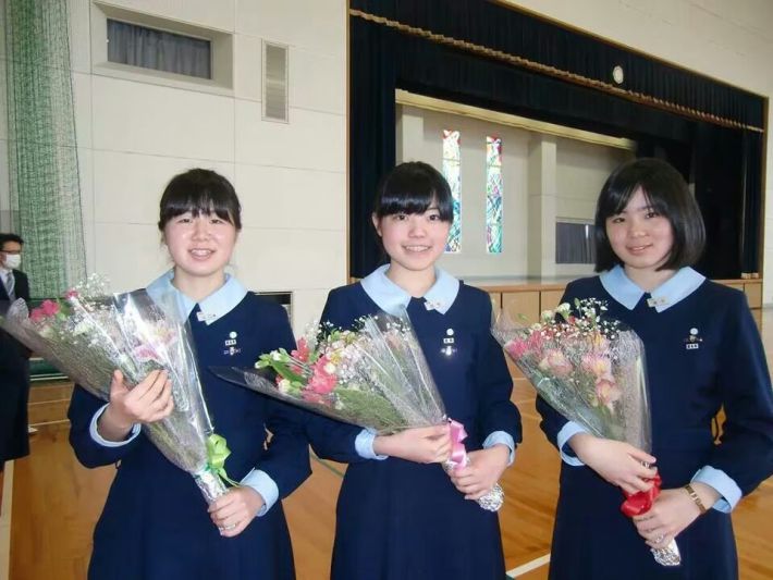 生徒会長退任式