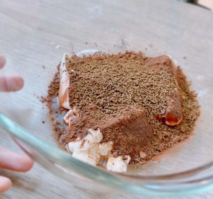 腸活生チョコケーキ・作り方①