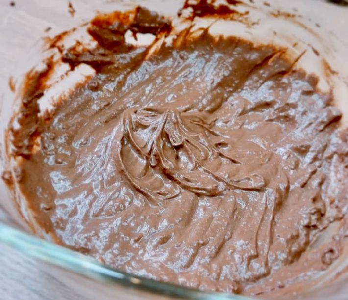 腸活生チョコケーキ・作り方②