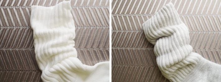 左：ユニクロ、右：ダイソー