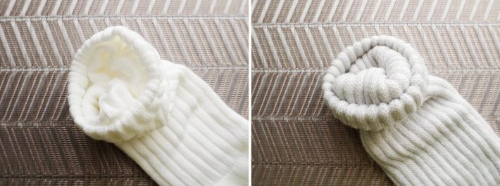 左：ユニクロ、右：ダイソー