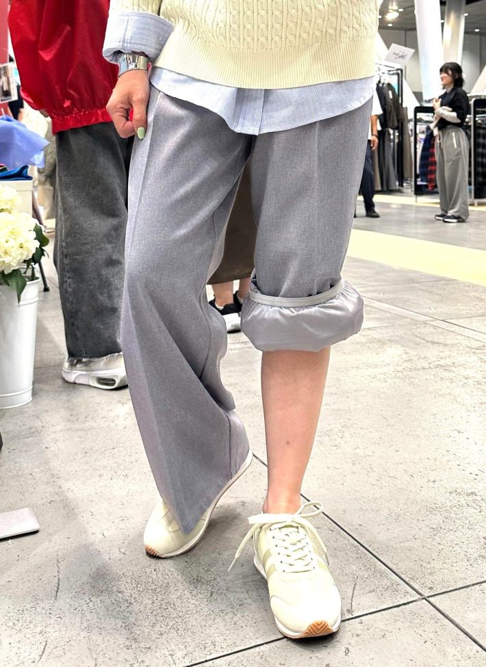 レイスムーズセミワイドパンツ