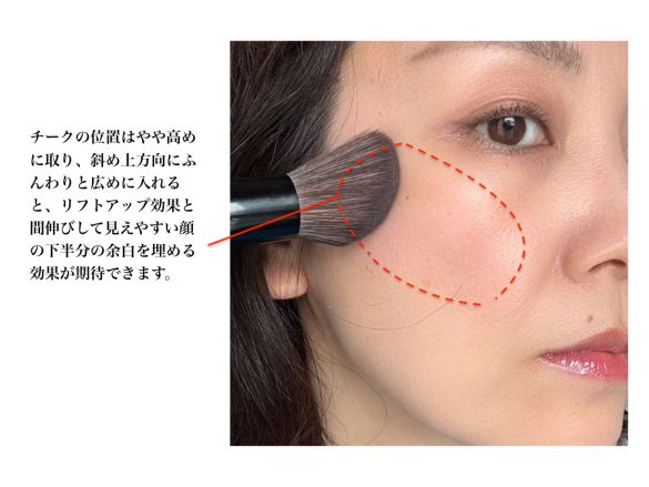 チークの正解例