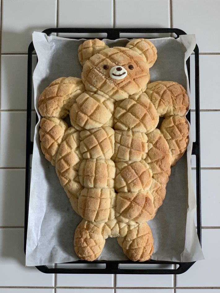 メロンパンボディの『筋肉くまメロンパン』をつくったことも