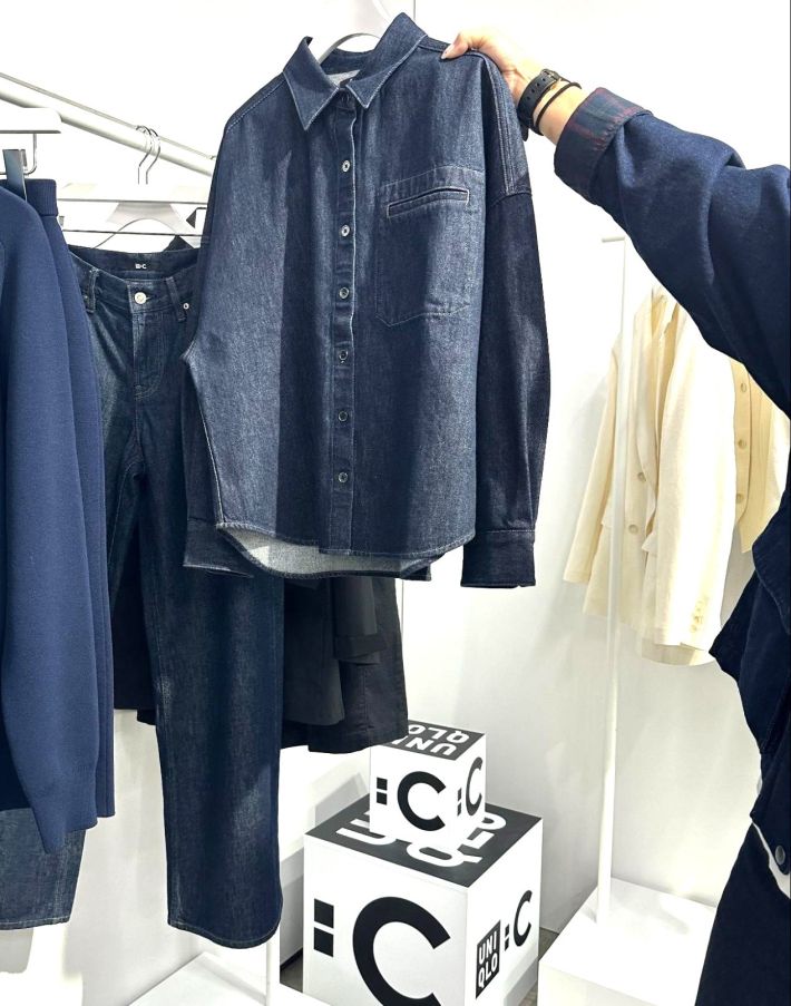 UNIQLO : C デニムリラックスシャツジャケット