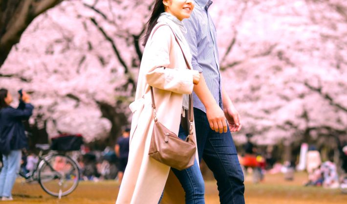 花見デート